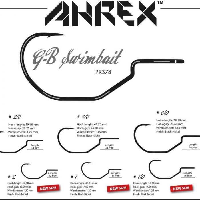 Ahrex PR378 Swimbait Hook